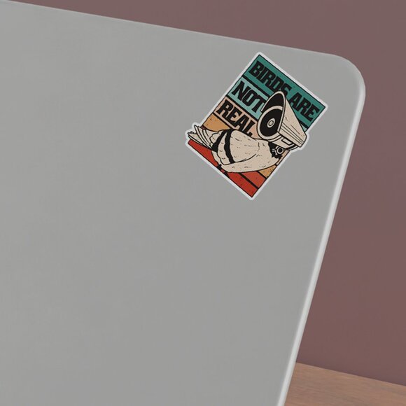 3pc - "Birds Are Not Real" Sticker Pack – Water Bottle, Tumbler, Laptop - Picture 6 of 8